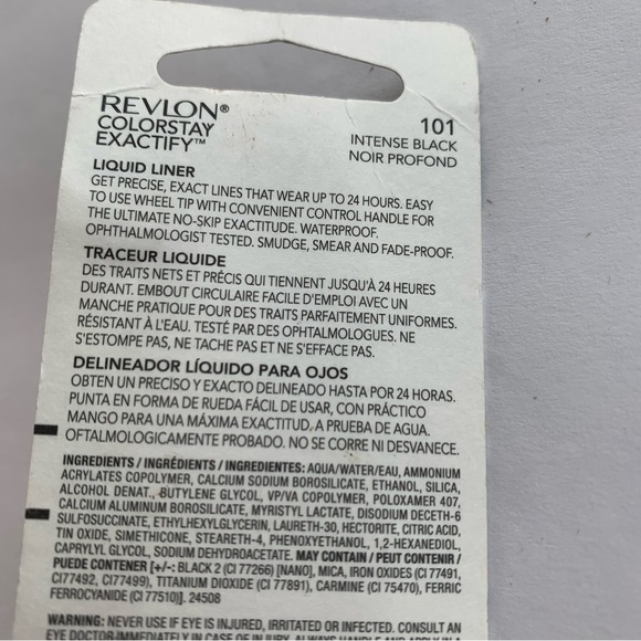 Revlon Liquid Liner 101 Intense Black wears up to 24 hour. Exactify Whee… - Picture 4 of 5